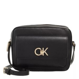 Calvin Klein Re Lock Camera Bag W Flap Ck Black
