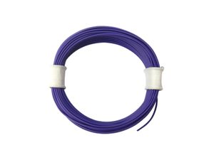 Schönwitz 50931 10 Meter Ring Miniaturkabel Litze flexibel LIVY 0,04mm² lila / violett