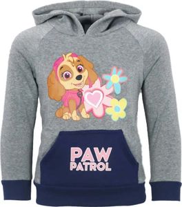 Paw Patrol Skye Kinder Kapuzen Hoodie Pullover Pulli – Grau / 104