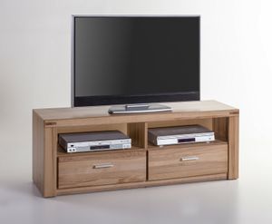 TV-Kommode Tabea TV Lowboard in Kernbuche geölt Teilmassiv Breite 135cm