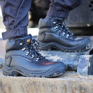 Tricetops TS718H Arbeitsschuhe Herren S3 Stahlkappe SRC Komfortabele S3 Sicherheitsschuhe Wasserdicht Sicherheitsstiefel Gr.44