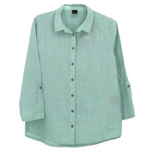 Jack Wolfskin Emerald Lake Shirt Damen Bluse Wanderhemd Baumwolle 1402771-4084 S