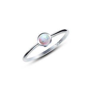 Ring Silber Opal - Silberring ◦ Ringgröße 52 / silber