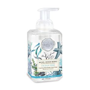 Michel Design Works Schäumende Hand Seife Ocean Tide 530ml FOA352 mit Shea-Butter und Aloe-Vera 17.8-fluid Unze