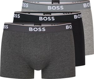 Bokserki męskie BOSS Spodnie kąpielowe bawełniane stretch 3-pak M 1xjasnoszary/szary/czarny