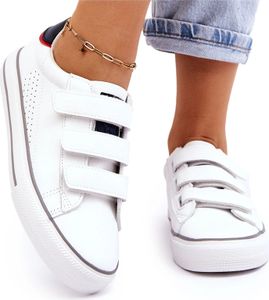 Damen Turnschuhe mit Klettverschluss Big Star LL274A207 Weiß 38