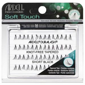 Ardell Soft Touch Knot-Free Kępki rzęs Short Black, 56 sztuki