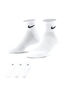 Kotníkové bavlněné ponožky Nike EVERYDAY CUSHION ANKLE (3 PAIR), M, velikost: M
