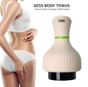 GESS Body Tonus, Körpervakuummassage, Vibrations- und Wärmemassagegerät 3 in 1