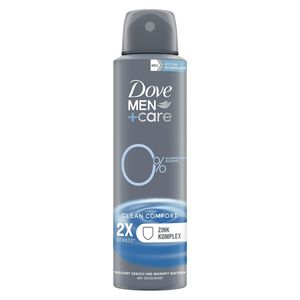 Dove Men+Care Deodorant Spray Clean Comfort Deo ohne Aluminium schützt 48 Stunden vor Körpergeruch, 5er Pack (150 X 5) ml
