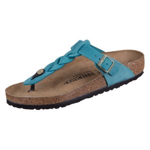 Birkenstock Damen Zehentrenner Gizeh Braided 23577-36, 23577-37, 23577-38, 23577-39, 23577-40, 23577-41, 23577-42 BIR-1026324 biscay bay 38 [Schuhe Frau]