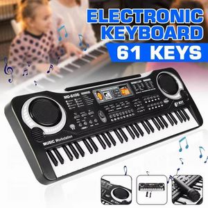 Klavier Keyboard Kinder,61 Tasten Klavier für Kinder Musikalisches Klavier mit Mikrofon