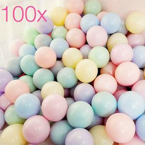 100x Luftballons pastell bunt Ø 35 cm - Helium geeignet für Geburtstag & Hochzeit & Party Deko Dekoration zur Befüllung mit Ballongas (100x bunt-Mix)