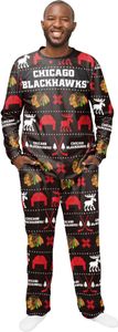 Zimné pyžamo NHL XMAS Pyjama Schlafanzug - Chicago Blackhawks - XX