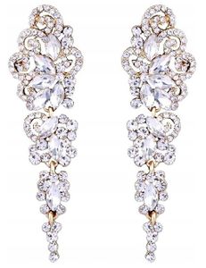 Ohrringe - elegante Ohrringe - Luxus - Ohrringe mit Quasten - Hingucker - lange Ohrringe - 9,5 cm Länge