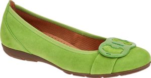 Gabor 64.163 Ballerinas - Damen Halbschuhe - Slipper grün Elegant NEU