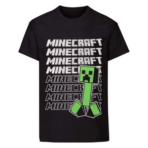 Minecraft - dětské tričko NS6032 (164) (černá)