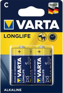 VARTA Batterie Longlife C 2er Blister