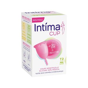 Intima Cup Menstruationstasse Größe Super T2 Riesiger Fluss 8 Stunden Schutz