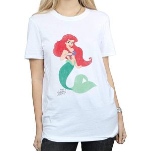 Malá morská víla - dámske tričko BI537 (S) (Biela)