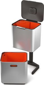 Joseph Joseph Totem Max. 60-Liter-Mülltrennungs- und Recyclingeinheit - Rostfreier Stahl