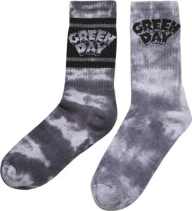 Ponožky Mr. Tee Green Day Tie Die 2-Pack black/white - 47-50