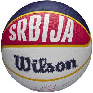 Wilson NBA Player Local Nikola Jokic Outdoor Ball WZ4006701XB, Basketballbälle, Unisex, Blau, Größe: 7