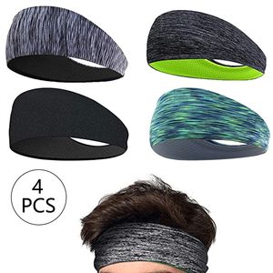 Leap Sport Stirnband, Stirnband 4 Pack, Schweißband, Stirnband Anti Rutsch