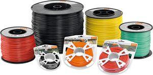 STIHL 9302335 Rasentrimmer Line grün 2,0 mm x 15,3 m, Motorsensenfaden, Mähfaden, Trimmerfaden