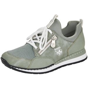 Rieker Damen Halbschuhe Schnürschuhe Sneaker N3081, Größe:40 EU, Farbe:Grün
