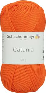 Schachenmayr Catania, 50g Neon Orange Handstrickgarne