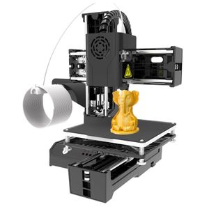 EasyThreed K9 Mini 3D-Drucker für Kinder, 100x100x100mm Druckgröße, abnehmbare Plattform, Ein-Tasten-Druck mit TF-Karte, 10m PLA-Filament