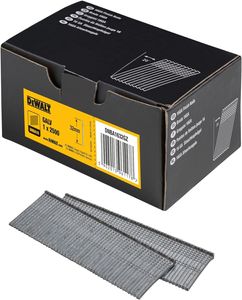 DeWALT Stauchkopfnagel, Stauchkopfstift, Druckluftnagel, galvanisiert, verzinkte Köpfe, für DC610, DC618, DCN660 - 2500 Stück Größe:32 mm