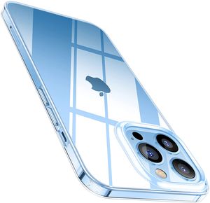 Hülle für iPhone 13 Pro Max Silikon Schutzhülle Handyhülle TPU Tasche Klar Slim