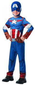 Rubies - Jungen Captain-America-Kostüm - Captain America - 9-10 Jahre