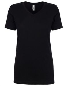 Next Level Apparel Damen T-Shirt Ideal V Neck-T 1540 Schwarz Black XL