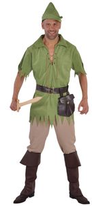 M212223-M grün Herren Robin Hood Jäger Kostüm Gr.M