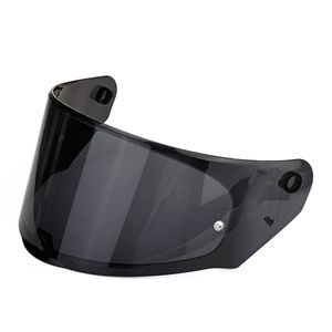 Motorrad Motocross Helm Len Visier Full Face Shield Windschutzscheibe Ersatz für LS2 FF800 320 328 353, Farbe: Dunkel