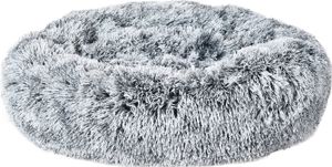 Dehner Lieblinge Kuschelbett Cookie, Hundebett / Katzenbett pflegeleicht, ca. Ø 58 cm, Höhe 14 cm, Größe M, Polyester, grau Dehner Lieblinge Kuschelbett Cookie, Hundebett / Katzenbett pflegeleicht, ca. Ø 58 cm, Höhe 14 cm, Größe M, Polyester, grau