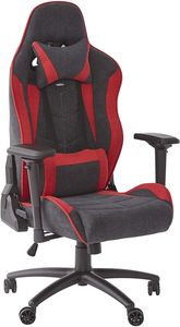 X Rocker Siena ergonomischer Gaming Stuhl / Bürostuhl / Schreibtischstuhl mit Armlehnen und Wippfunktion, drehbar und höhenverstellbar bis 120kg