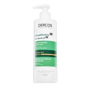 Vichy Dercos Anti-Dandruff Dry Hair Dermatologický šampon Posilující šampon proti lupům pro suché a barvené vlasy 390 ml