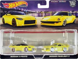 Hot Wheels - Car Culture Sada 2 autíčok: Nissan Z Proto + Nissan Fairlady Z HFF33