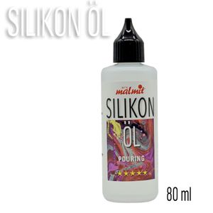 Silikon Öl, Acryl Pouring Fluid für Fließtechniken von Acrylfarben Silikon Öl 80 ml