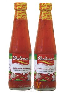 2er-Pack CHOLIMEX Chilisauce, süß-sauer (2x 250ml) | Süß Sauer Sauce