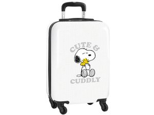 Safta Snoopy Friends Forever 40l Koffer Auf Rollen Weiß  Weiß One Size