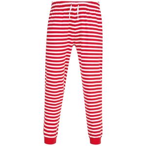 SF - Pánské/dámské kalhoty unisex RW8676 (M) (červená/bílá)