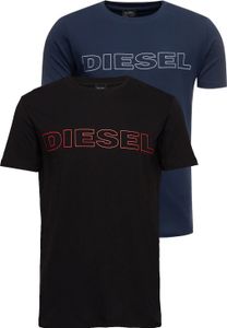 Diesel Herren 2er-Pack Jake Basic Crew T-Shirt, Blau M Diesel Herren 2er-Pack Jake Basic Crew T-Shirt, Blau M