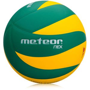 Volleyball Schulball Spielball Trainingsvolleyball Meteor NEX #5 gelb/grün