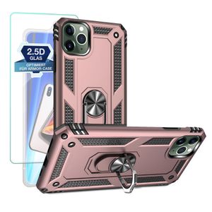 Armor Outdoor Hülle mit 9H Displayglas Displayschutz für Apple iPhone 11 Pro Max – Farbe: Rosegold