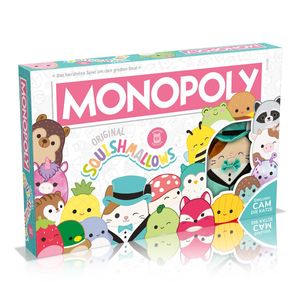 Monopoly - Squishmallows Gesellschaftsspiel Brettspiel Spiel